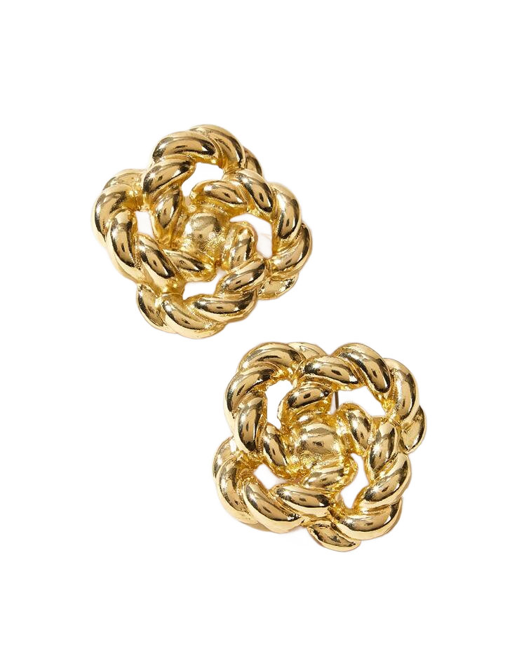 Pretzels Gold Earring | Pretzels Earring | Zephova